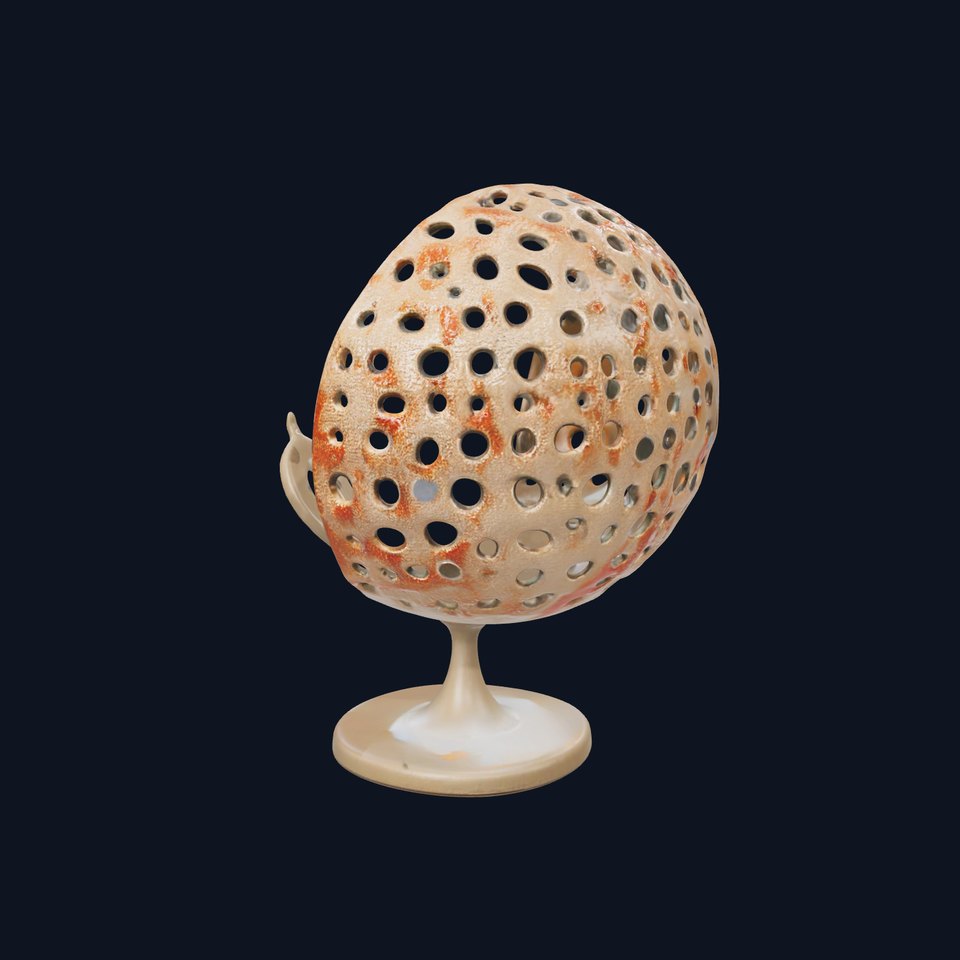 Perforated Metal Sphere Decor Model Pack